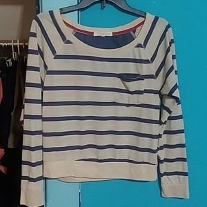 Jrs ls large striped pocket tee